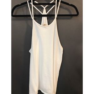 Hollister High neck strappy racer back tank top